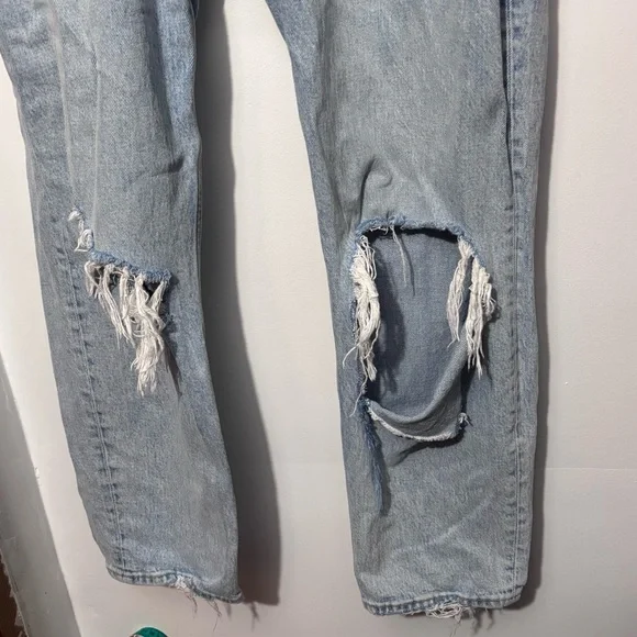 A&F The Dad high rise distressed jeans - Picture 4 of 6